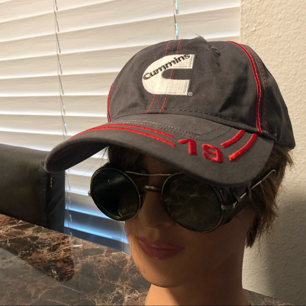 Cummins Men’s Brown Red Baseball Caps size Adjustable Hats